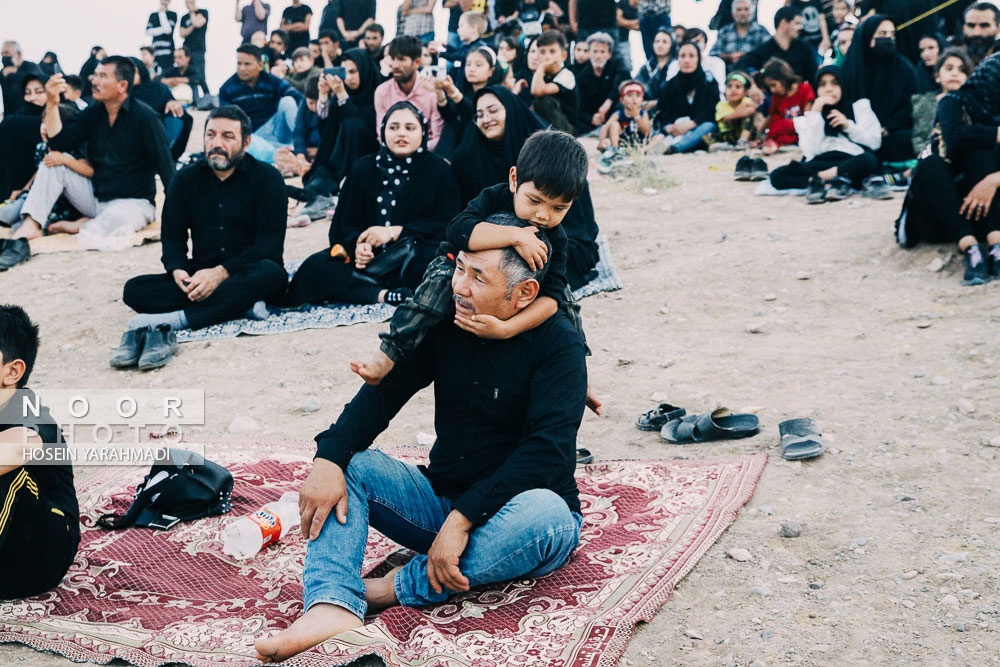 اجرای تعزیه عاشورای حسینی در نوش آباد کاشان