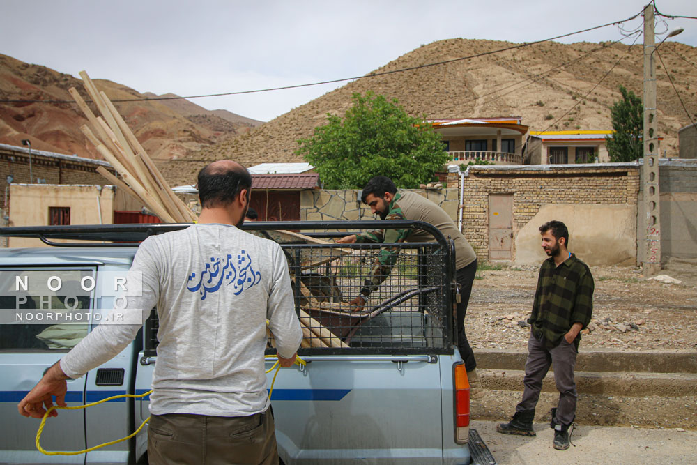 امدادرسانی به مناطق سیلزده فیروزکوه