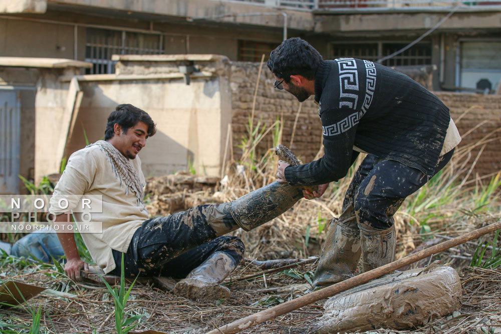 امدادرسانی به مناطق سیلزده فیروزکوه