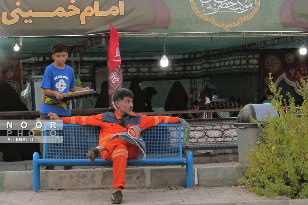 زائران اربعین حسینی در مرز خسروی