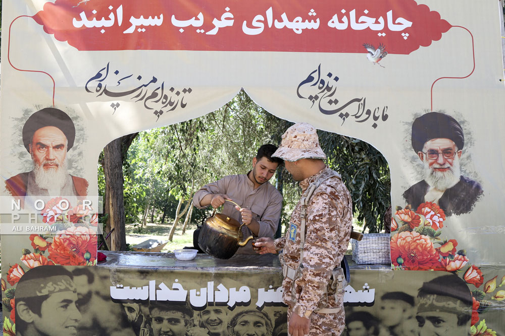 کاروان راهیان نور استان قم در مناطق عملیاتی غرب کشور