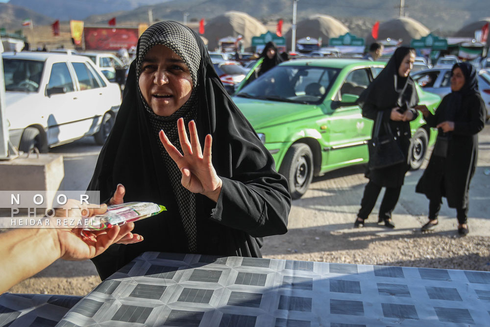 زائران و میهمانان مواکب اربعین حسینی در مرزهای کشور