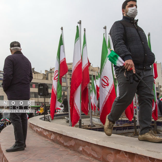 راهپیمایی 22 بهمن در تهران