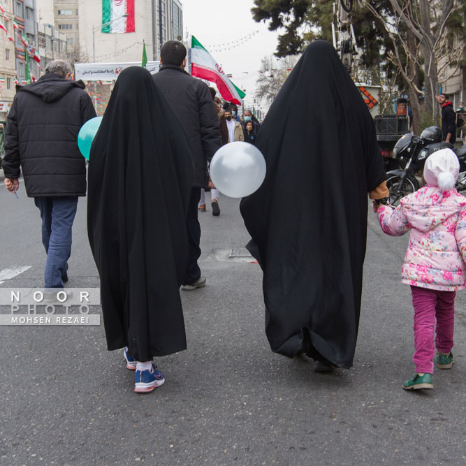 راهپیمایی 22 بهمن در تهران