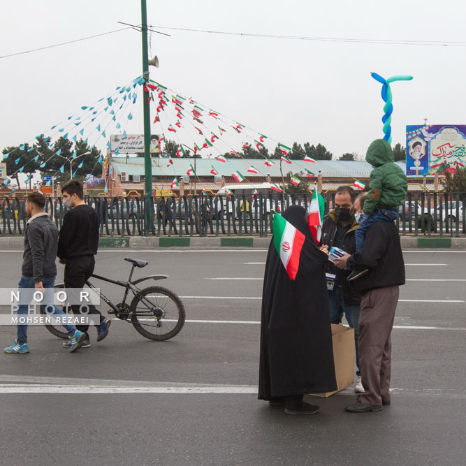 راهپیمایی 22 بهمن در تهران