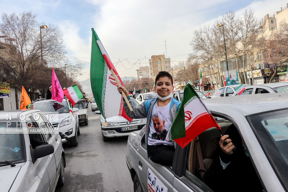 راهپیمایی 22 بهمن در مشهد