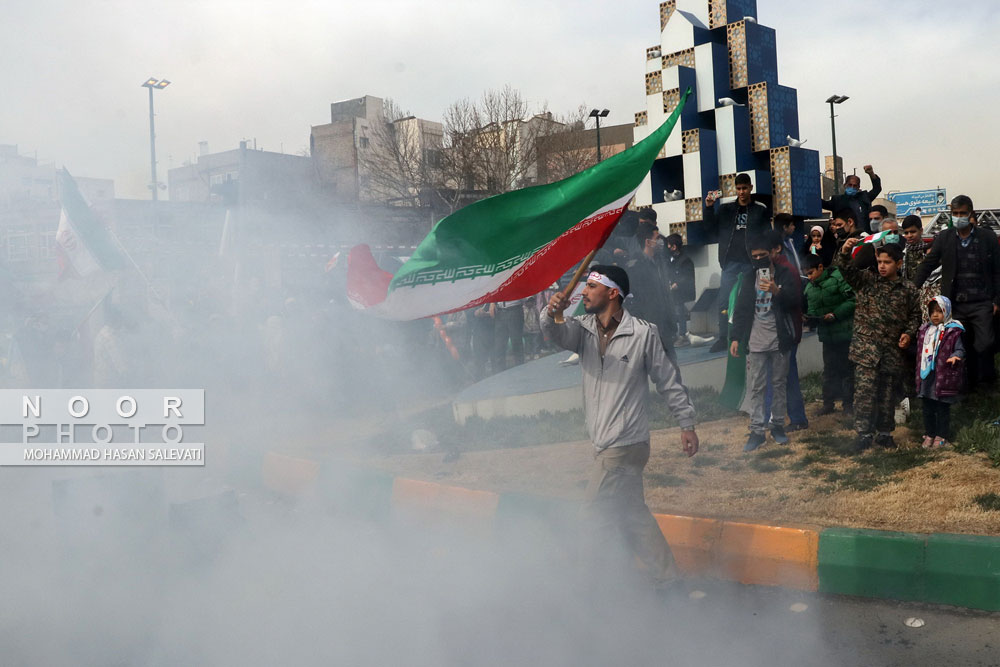 راهپیمایی 22 بهمن در مشهد