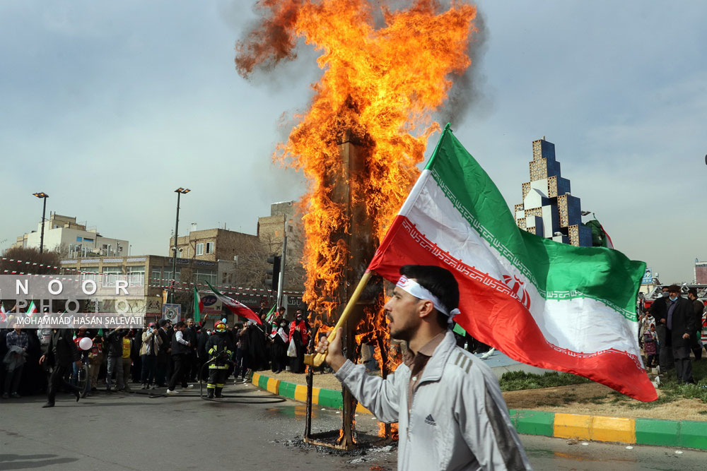 راهپیمایی 22 بهمن در مشهد