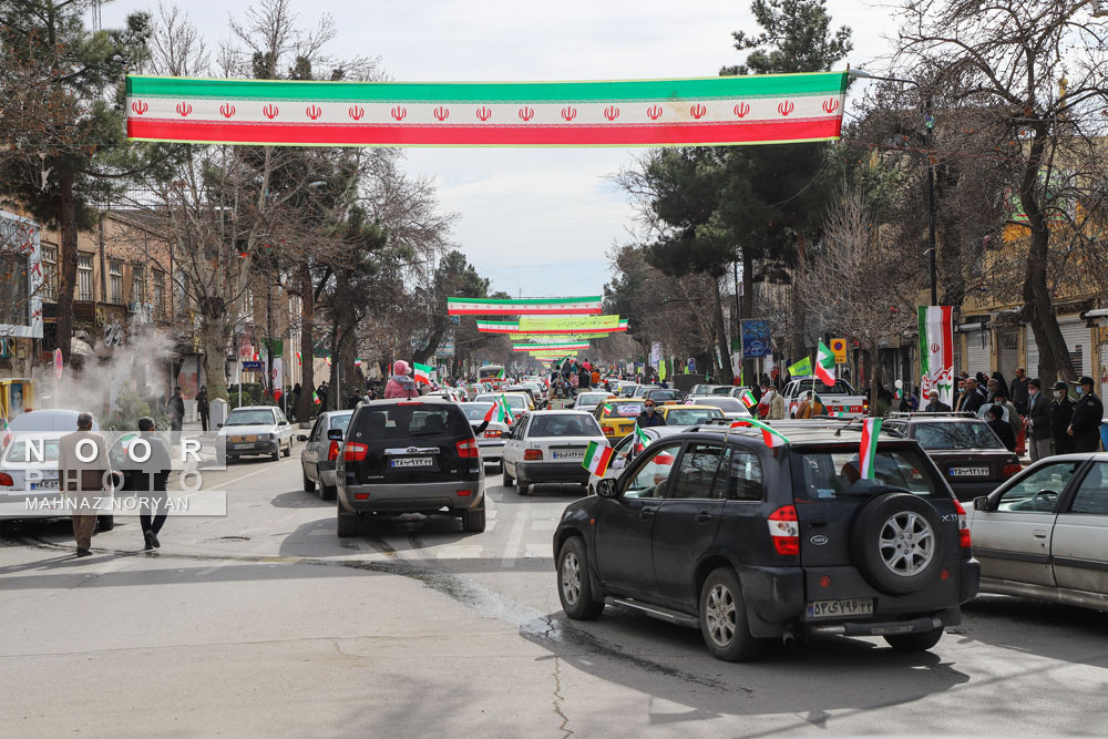 راهپیمایی 22 بهمن در نیشابور