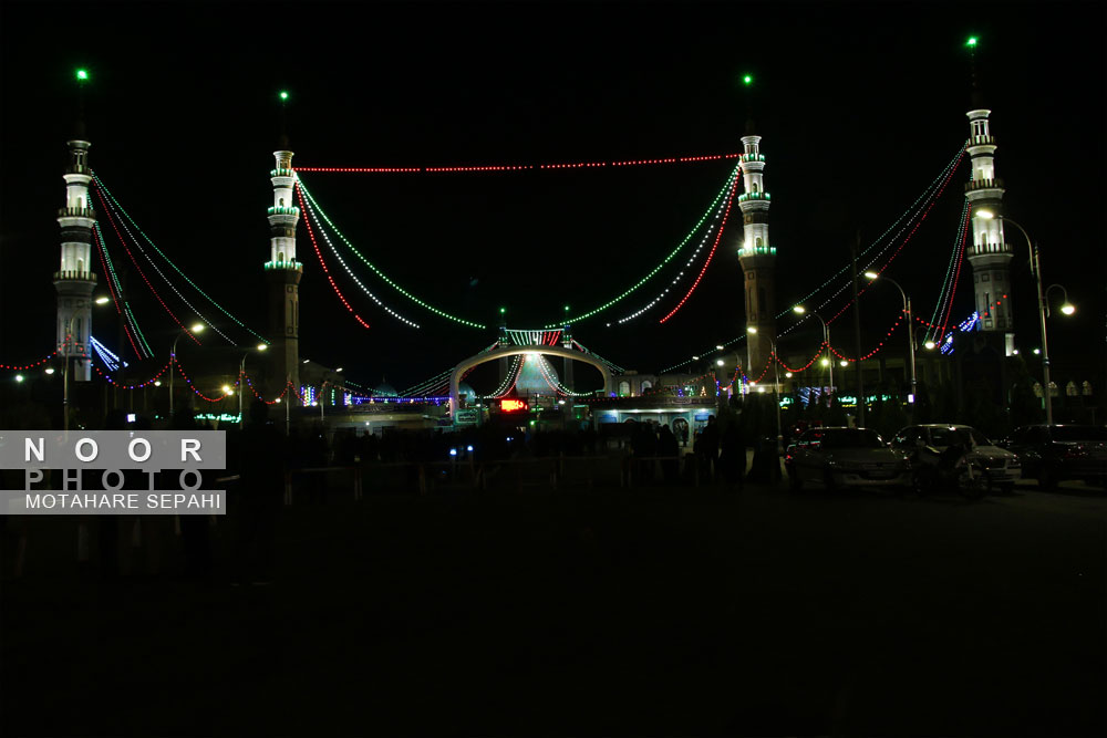 مسجد جمکران در شب نیمه شعبان