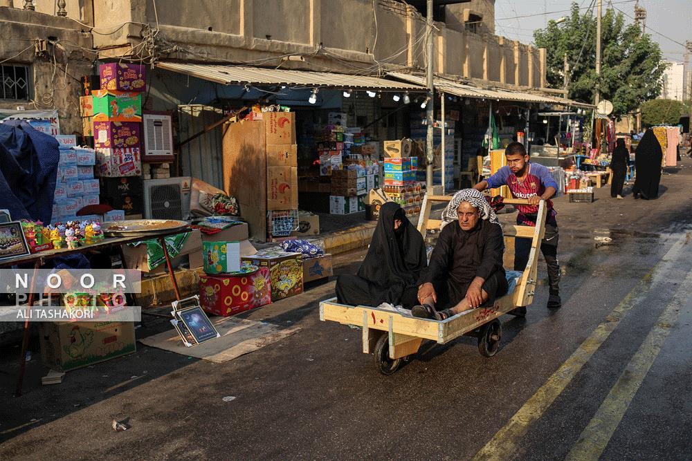 زائران اربعین حسینی در کربلای معلی