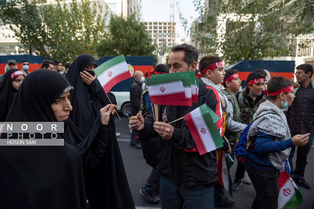 راهپیمایی ۱۳ آبان ۱۴۰۱ در تهران