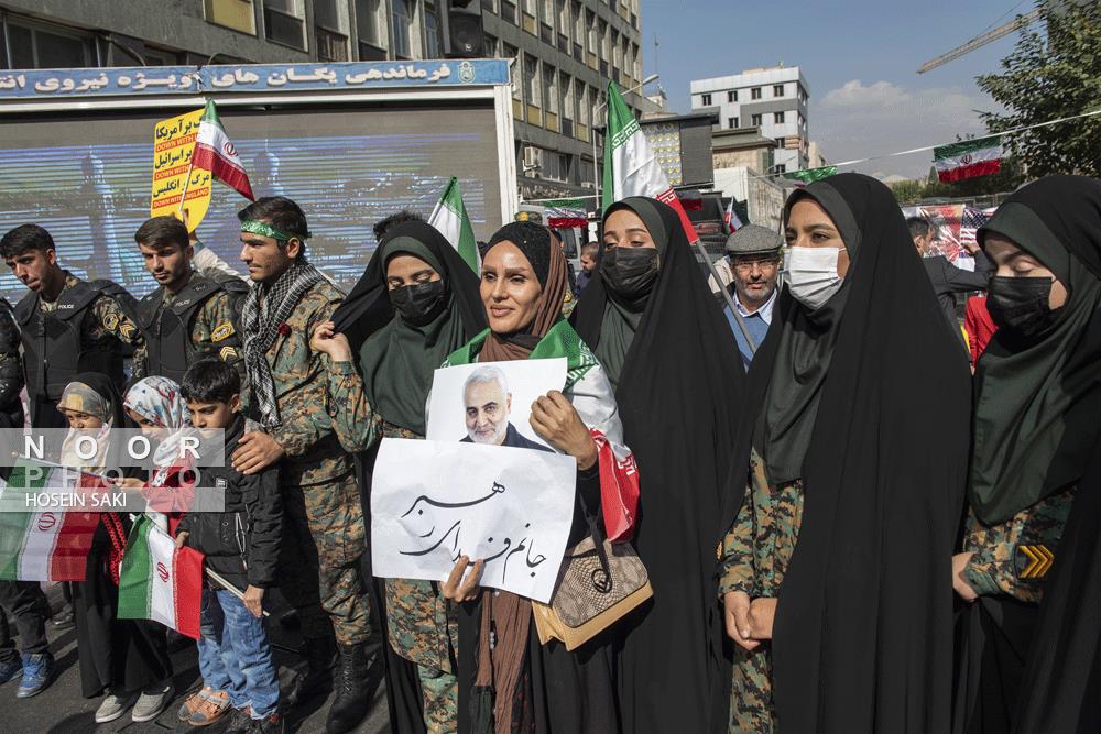 راهپیمایی ۱۳ آبان ۱۴۰۱ در تهران