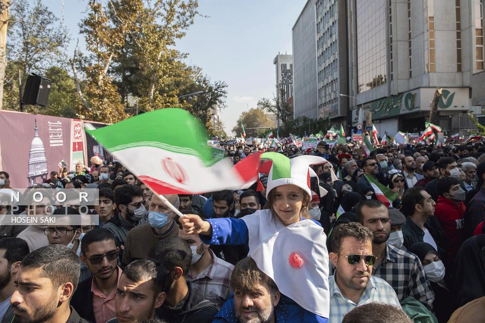 راهپیمایی ۱۳ آبان ۱۴۰۱ در تهران