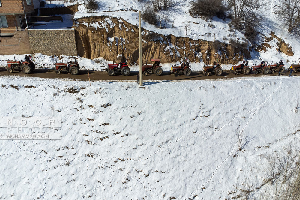 راهپیمایی 22 بهمن در روستای وامنان گلستان