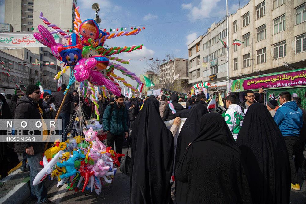 راهپیمایی 22 بهمن در تهران