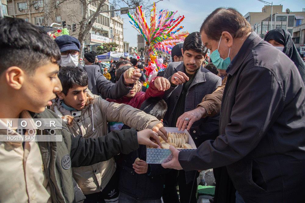 راهپیمایی 22 بهمن در تهران