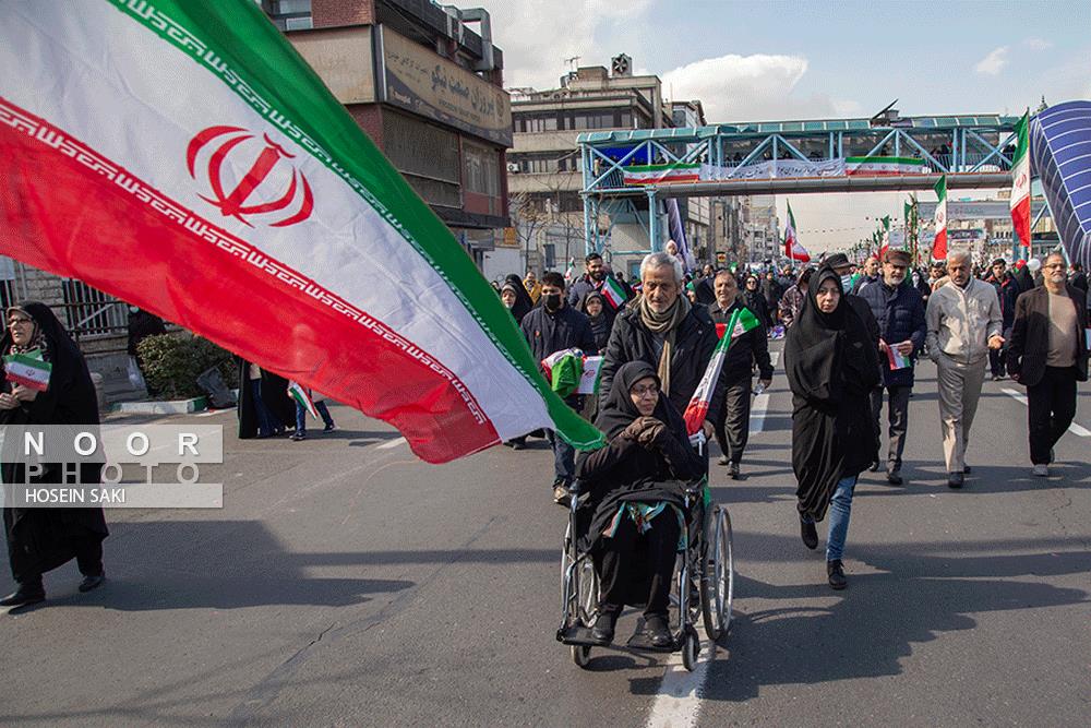 راهپیمایی 22 بهمن در تهران