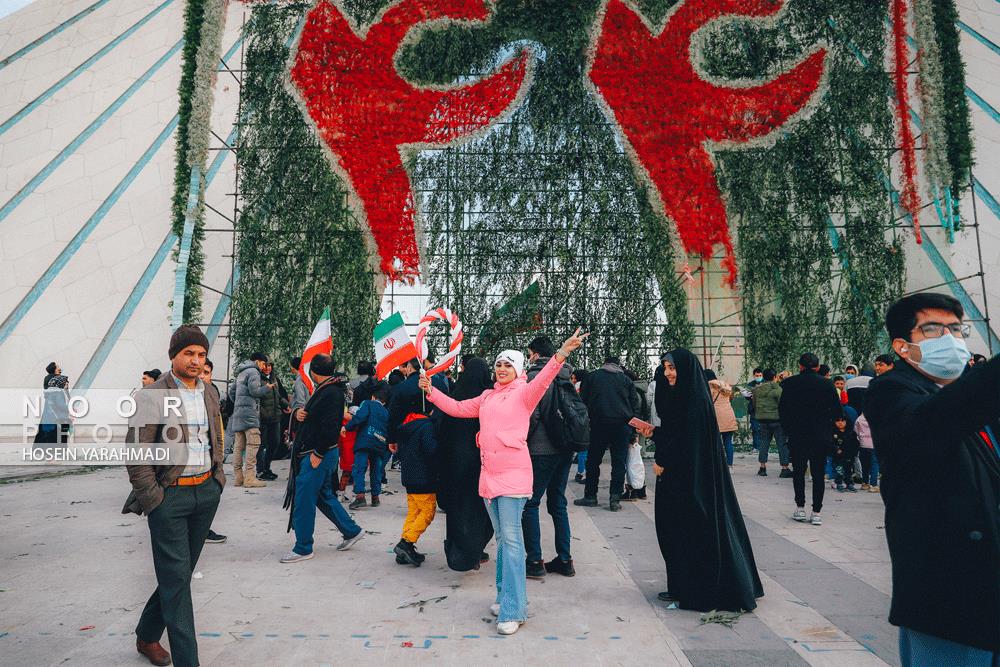 راهپیمایی 22 بهمن در تهران