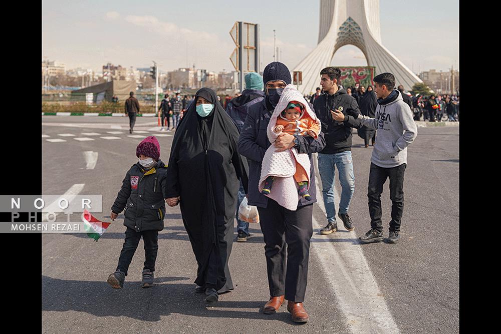 راهپیمایی 22 بهمن در تهران