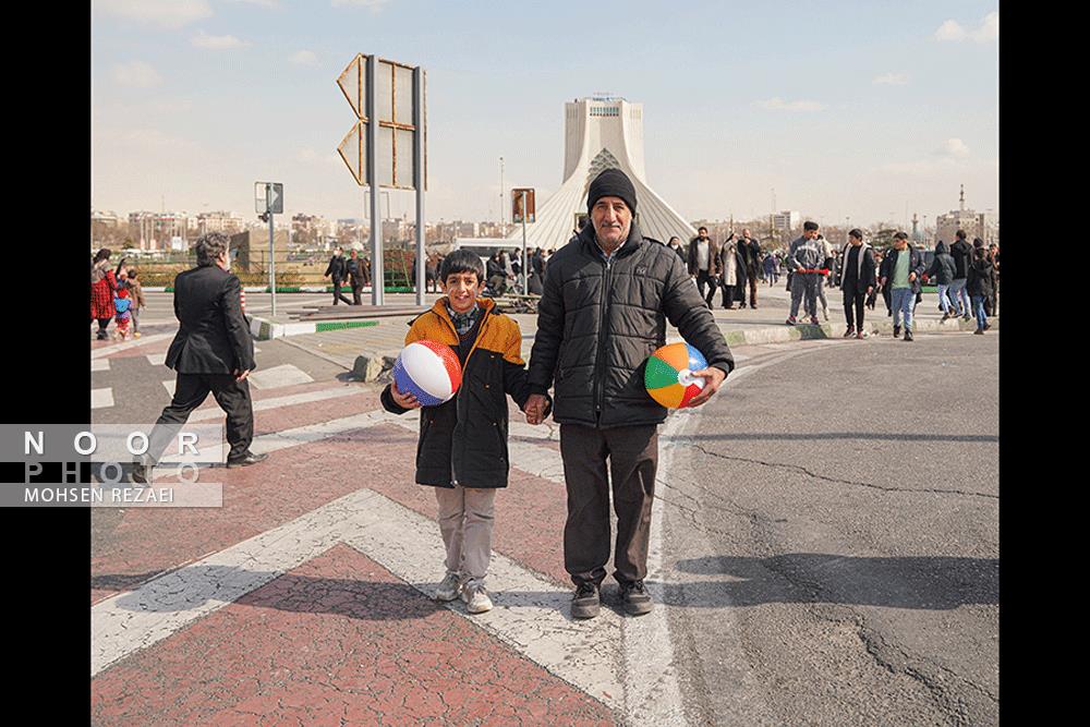 راهپیمایی 22 بهمن در تهران