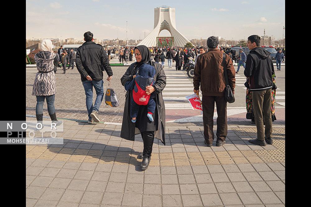 راهپیمایی 22 بهمن در تهران