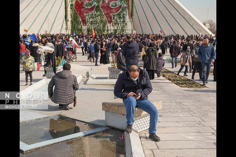 راهپیمایی 22 بهمن در تهران