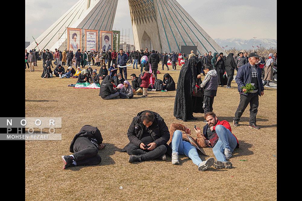 راهپیمایی 22 بهمن در تهران