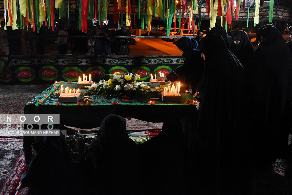 تشییع و تدفین پیکر مطهر شهید  گمنام در شهرستان اهر