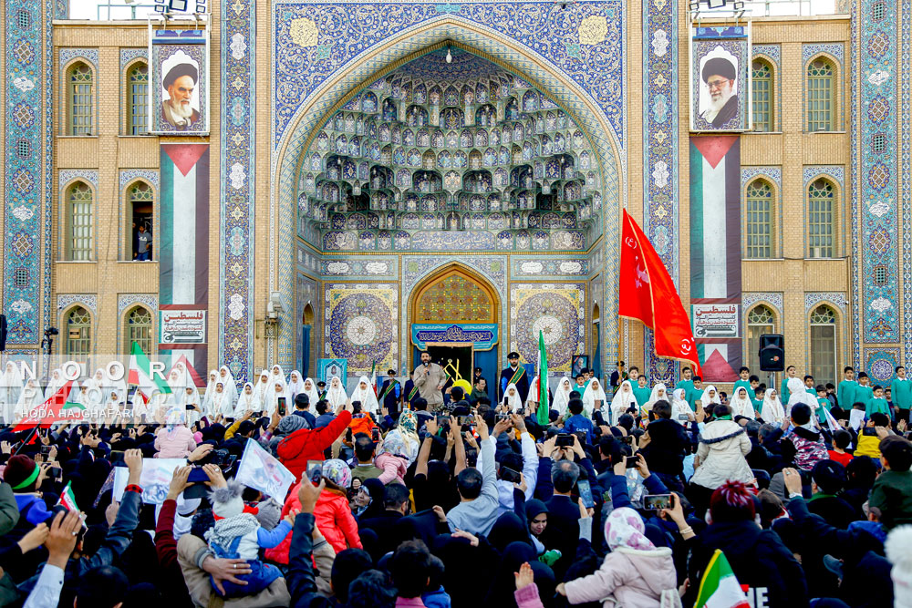 رونمایی سرود «فرمانده مهدی» در صحن مسجد جمکران