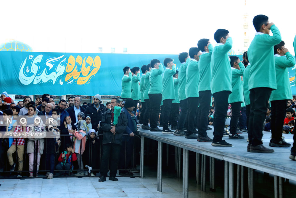 رونمایی سرود «فرمانده مهدی» در صحن مسجد جمکران