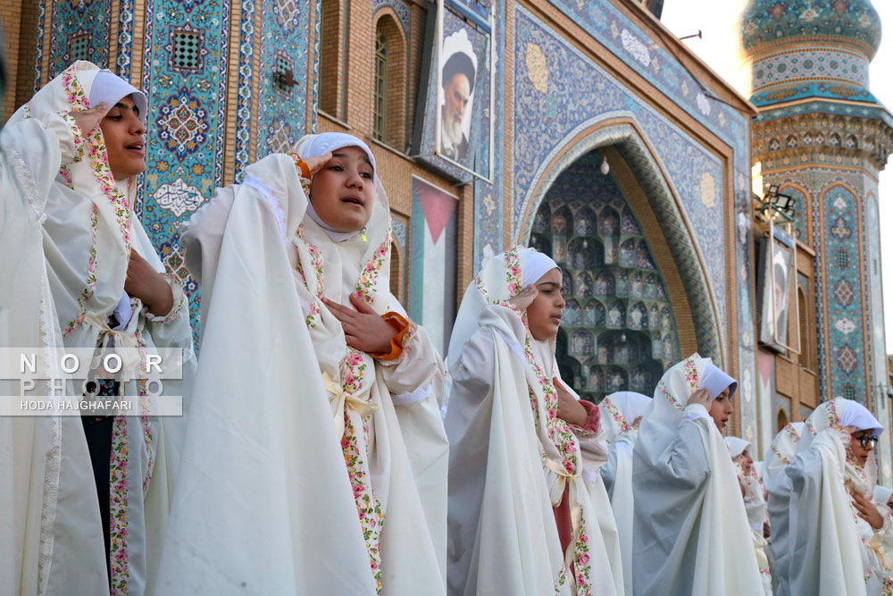 رونمایی سرود «فرمانده مهدی» در صحن مسجد جمکران