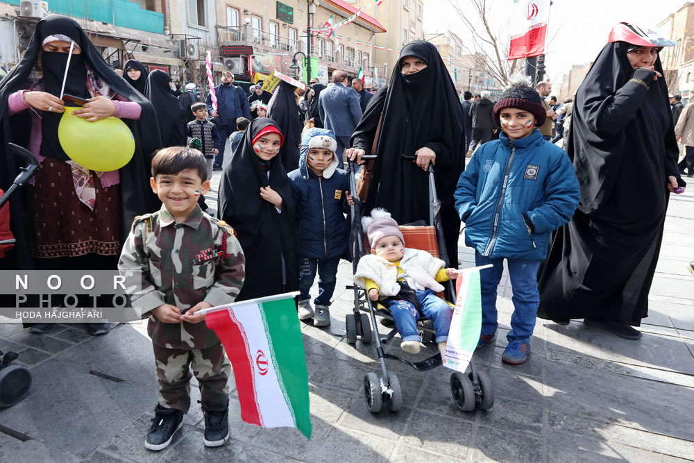 راهپیمایی 22 بهمن 1402 در قم