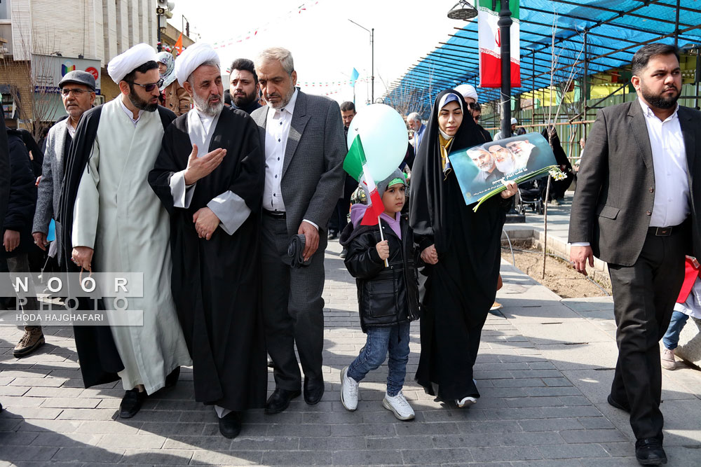 راهپیمایی 22 بهمن 1402 در قم