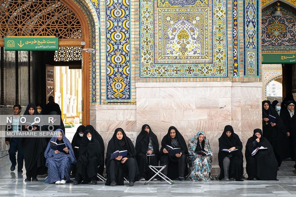 زائران حرم مطهر حضرت علی ابن موسی الرضا (ع)