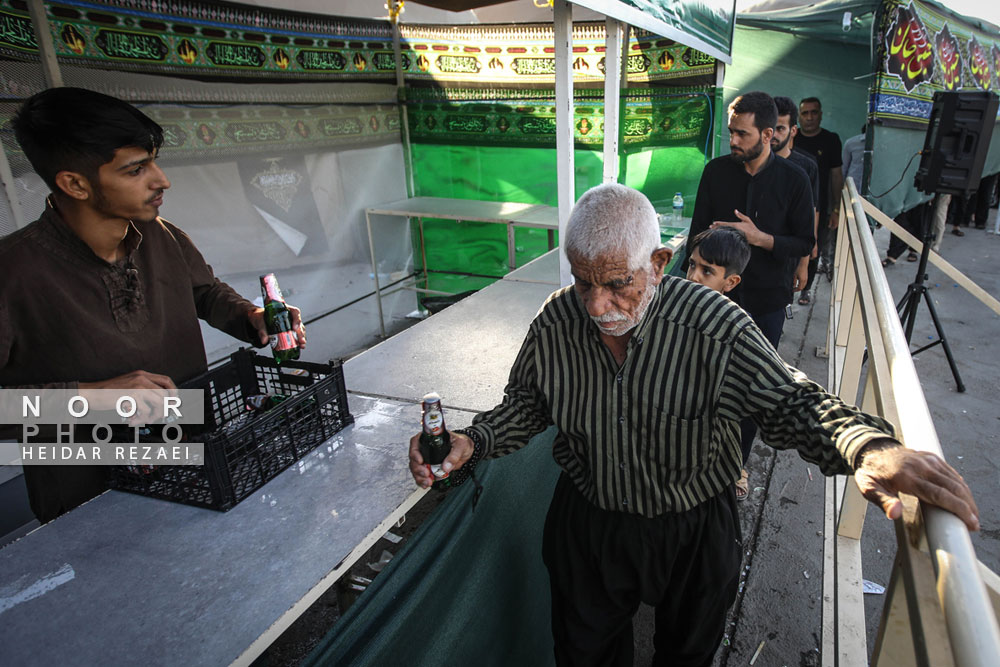 زائران و میهمانان مواکب اربعین حسینی در مرزهای کشور