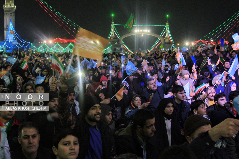 جشن میلاد امام مهدی (عج) در مسجد جمکران