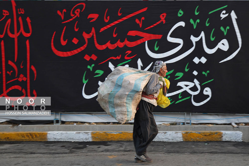 عبور زائران اربعین حسینی از مرز تمرچین