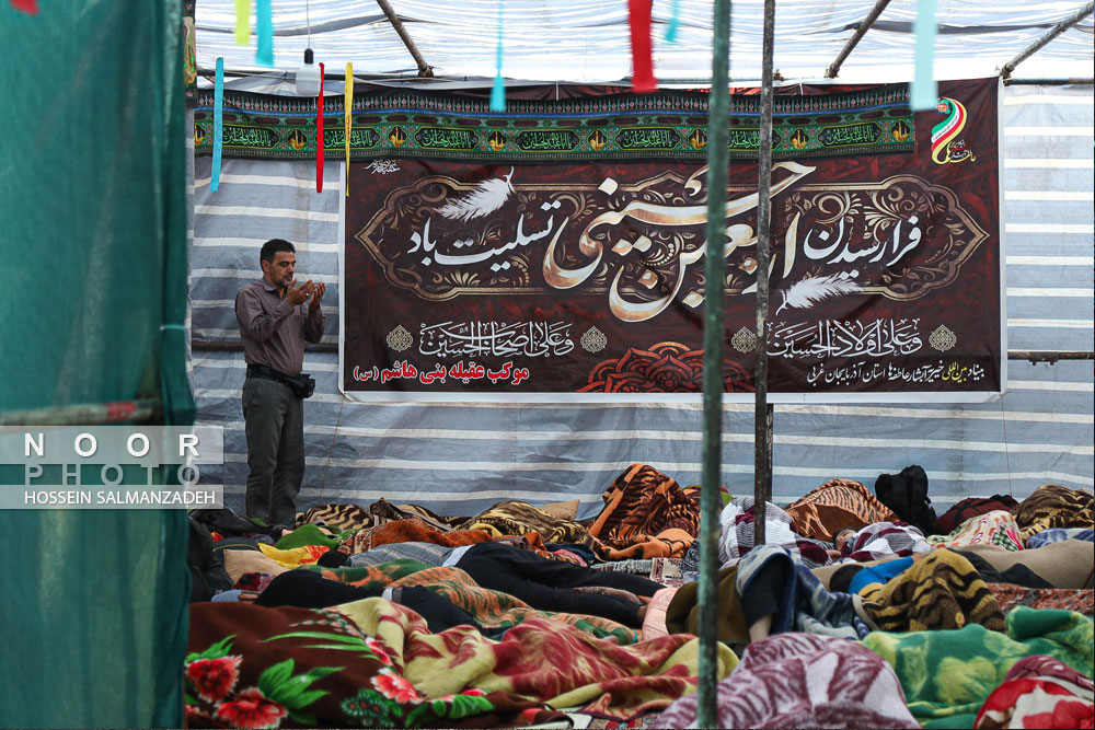 عبور زائران اربعین حسینی از مرز تمرچین