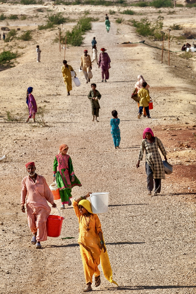خشکسالی در حیدرآباد پاکستان