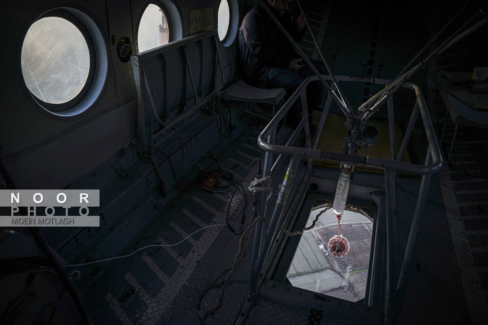 اطفای حریق هوایی در جنگل‌های توسکستان