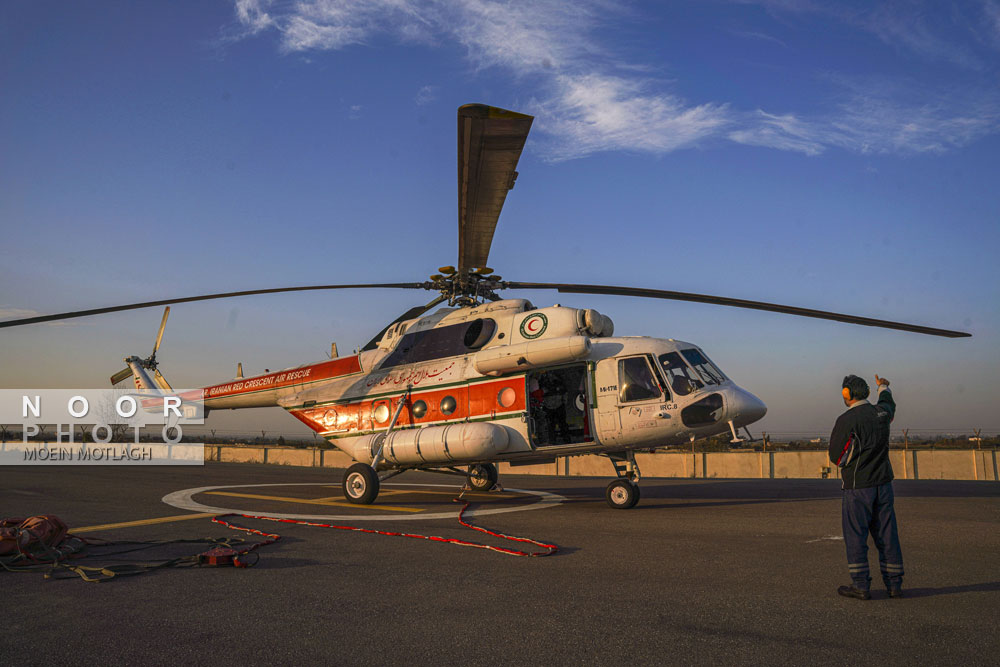 اطفای حریق هوایی در جنگل‌های توسکستان