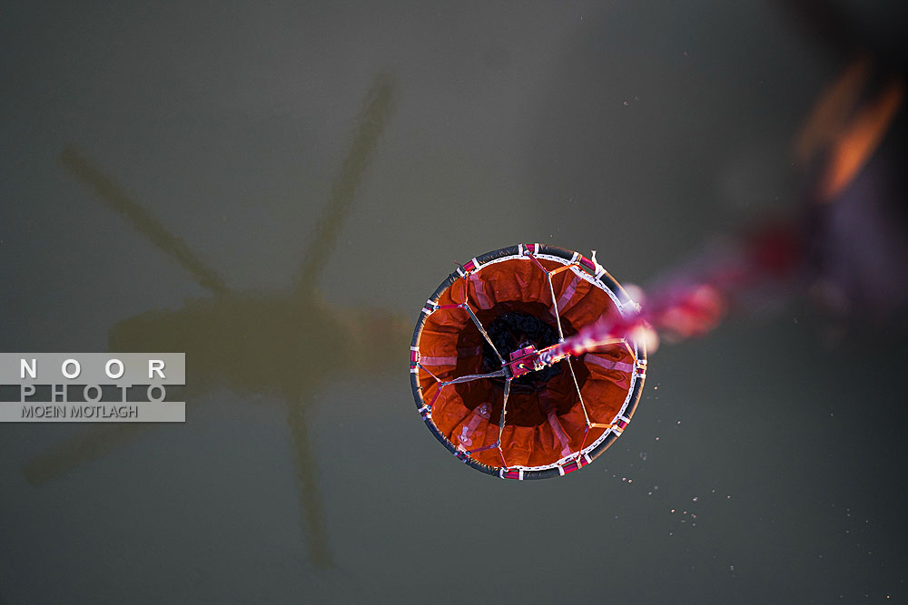 اطفای حریق هوایی در جنگل‌های توسکستان