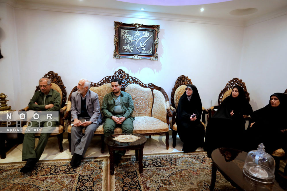 حضور نماینده رهبر معظم انقلاب در منازل تعدادی از جانبازان سرافراز استان گلستان
