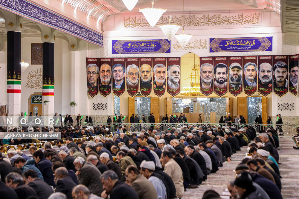 ترتیل خوانی قرآن کریم در مصلای قم