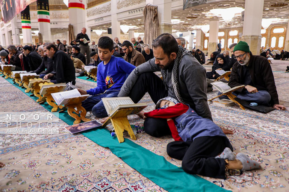 ترتیل خوانی قرآن کریم در مصلای قم