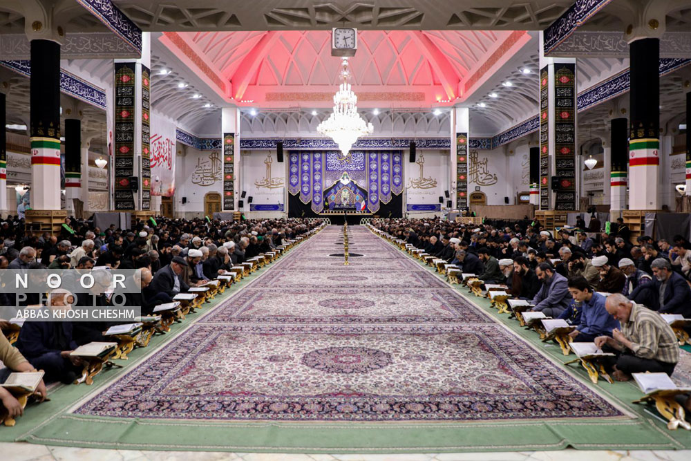 ترتیل خوانی قرآن کریم در مصلای قم