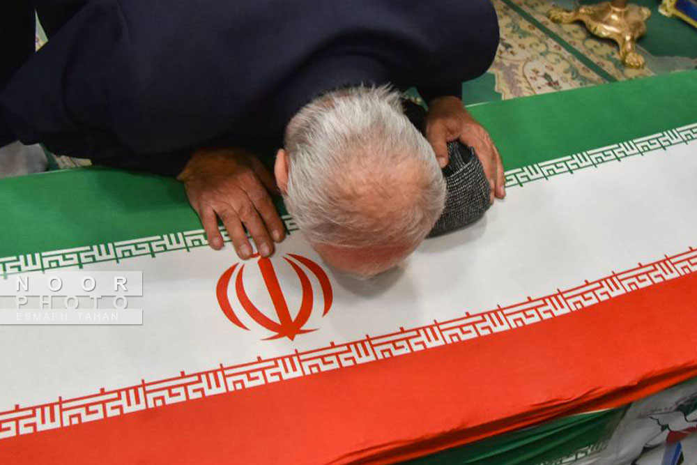 آئین وداع و تشییع پیکر شهید مرتضی امامی در سرخه