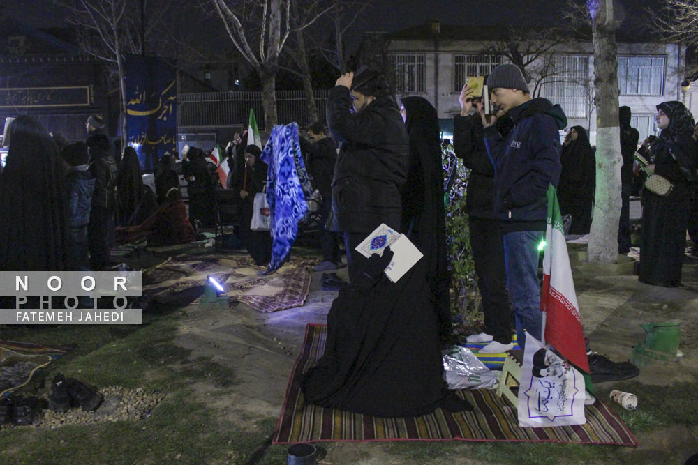 مراسم احیای شب نوزدهم ماه رمضان در خیابانهای مشهد