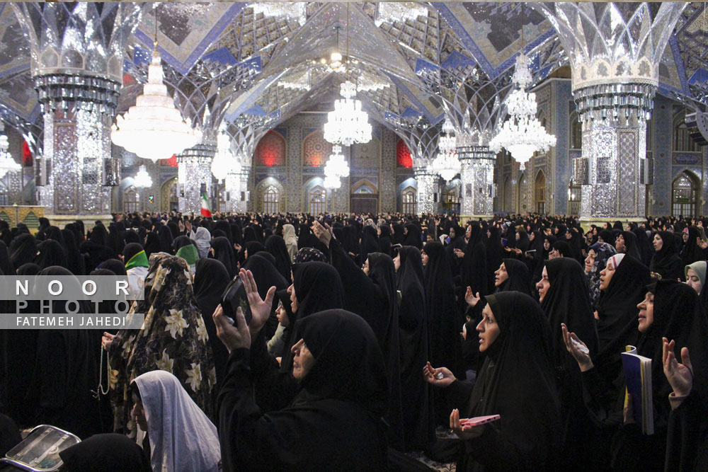 مراسم احیای شب بیست و سوم ماه رمضان در حرم مطهر امام رضا (ع)